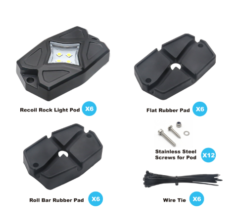 waterproof rock lights