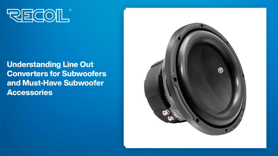 line out converter for subwoofer