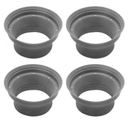 SPB65K - 4 Pack Foldable Silicone 6.5” Car Speaker Baffle Kits, for Sound Quality Improvement and Speaker Protection, Four Pieces