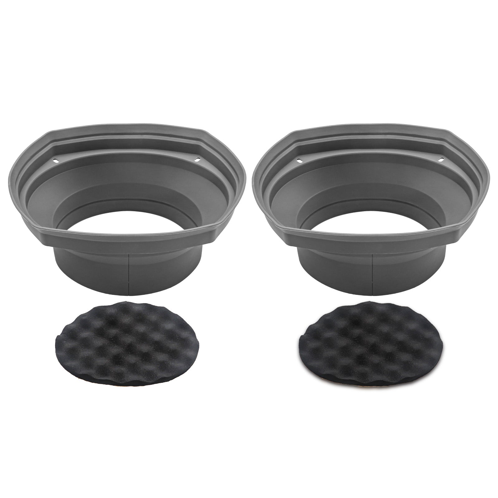 SPB69 - Foldable Silicone Speaker Baffle Kits for 6x9" Speakers