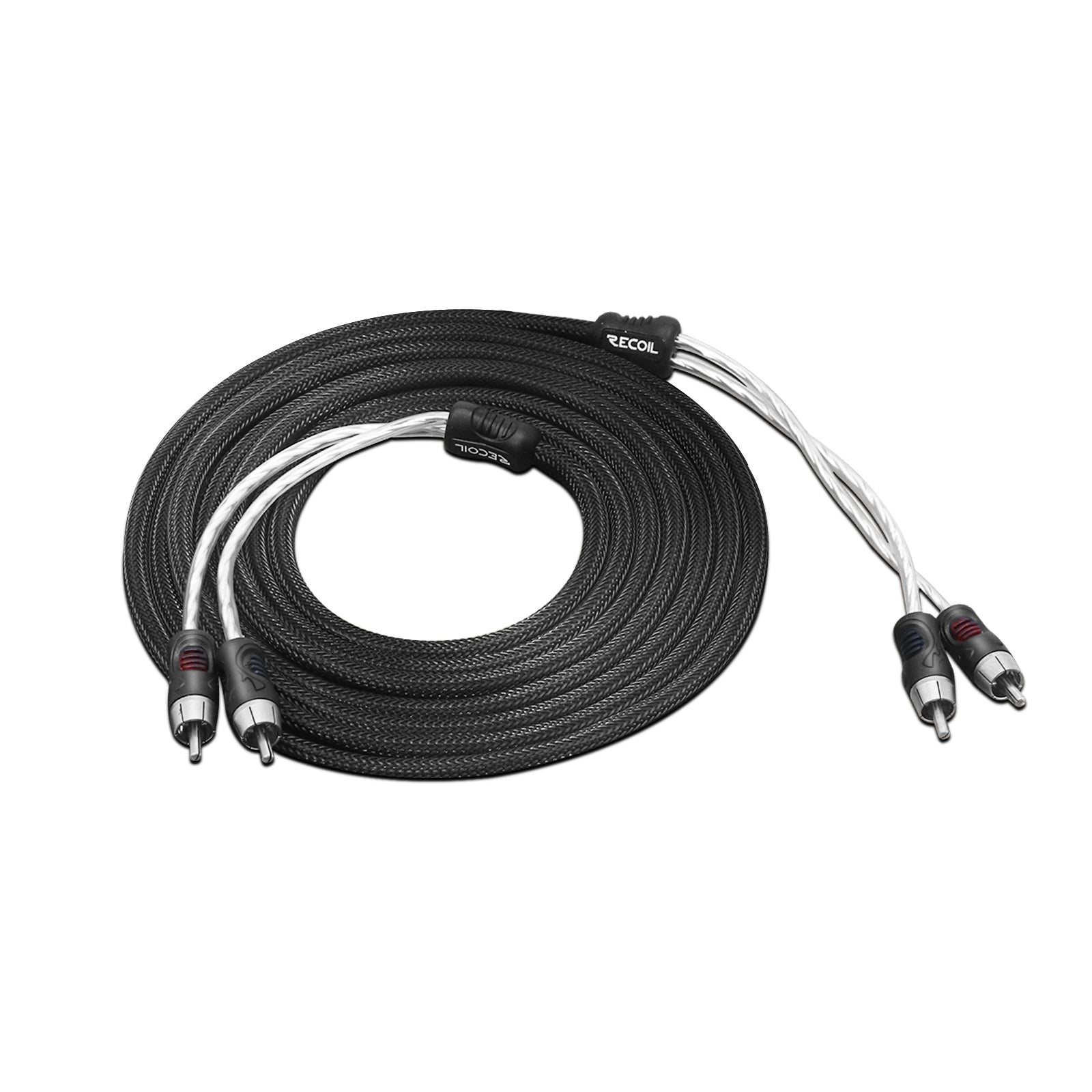 PCI29 - Premium 100% Oxygen Free Copper 9ft 2-channel RCA Audio Interconnects Cable, Double Shielded with Noise Reduction
