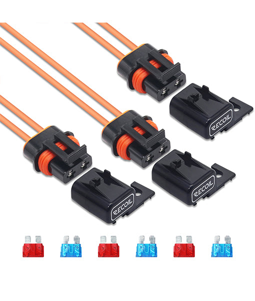 WFH12-3 - Waterproof Fuse Holder with 12awg Wire, 3pcs