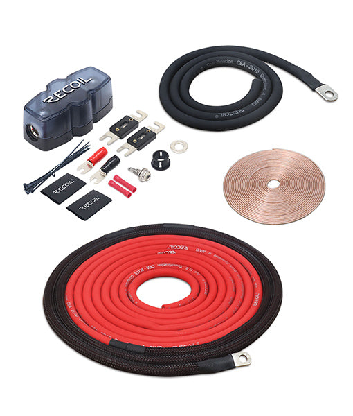 PPK0 - True 0 Gauge 99.99% Oxygen Free Copper Power Installation Wiring Kits