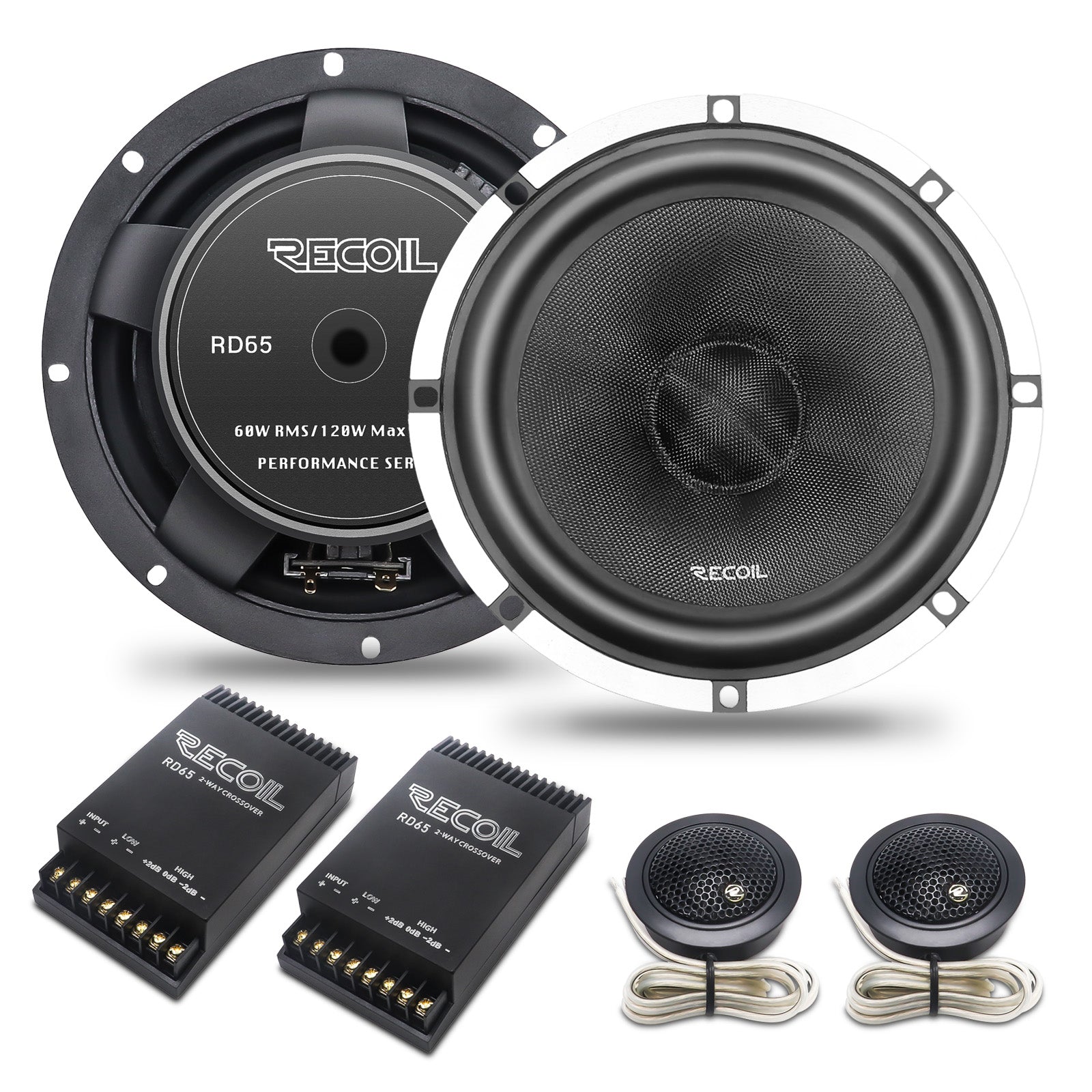 RD65 - Performance Series 6.5-inch Car Audio Component Speaker System