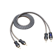 RCI23 - 100% Oxygen Free Copper 3ft 2-channel RCA Audio Cable, Twisted Pair with Noise Reduction