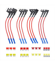 FTK12 - Recoil 4 Types 12v Add-a-circuit Adapter & Fuse Kit (12 Pack)