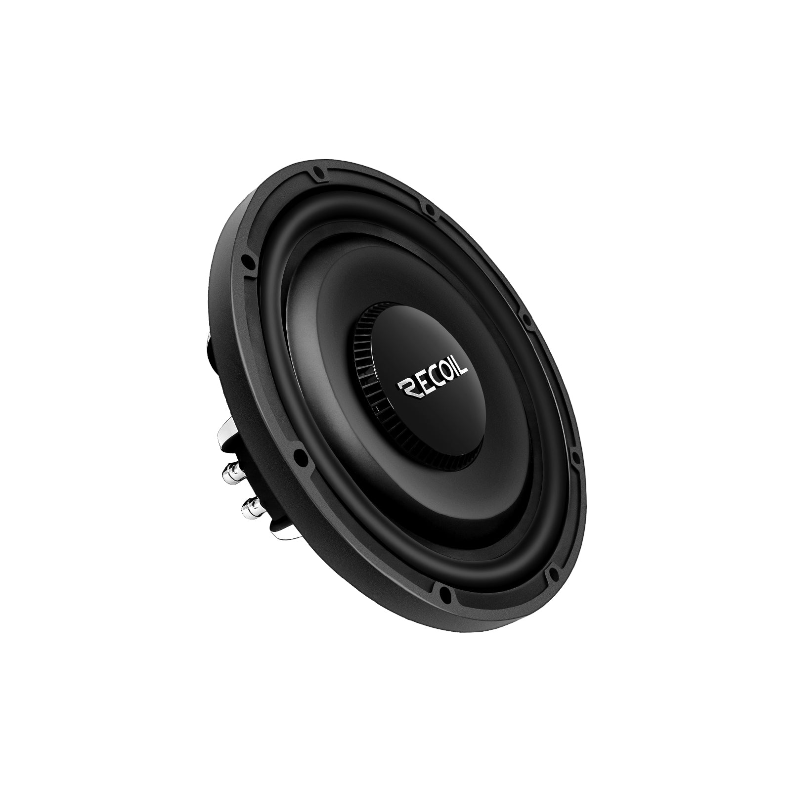 SXS10D2 - Ultra Shallow 10 Inch Subwoofer - 600 Watts Power Dual 2 OHM Voice Coil, 2" Black-coated 6-layer High Temperature Voice Coil