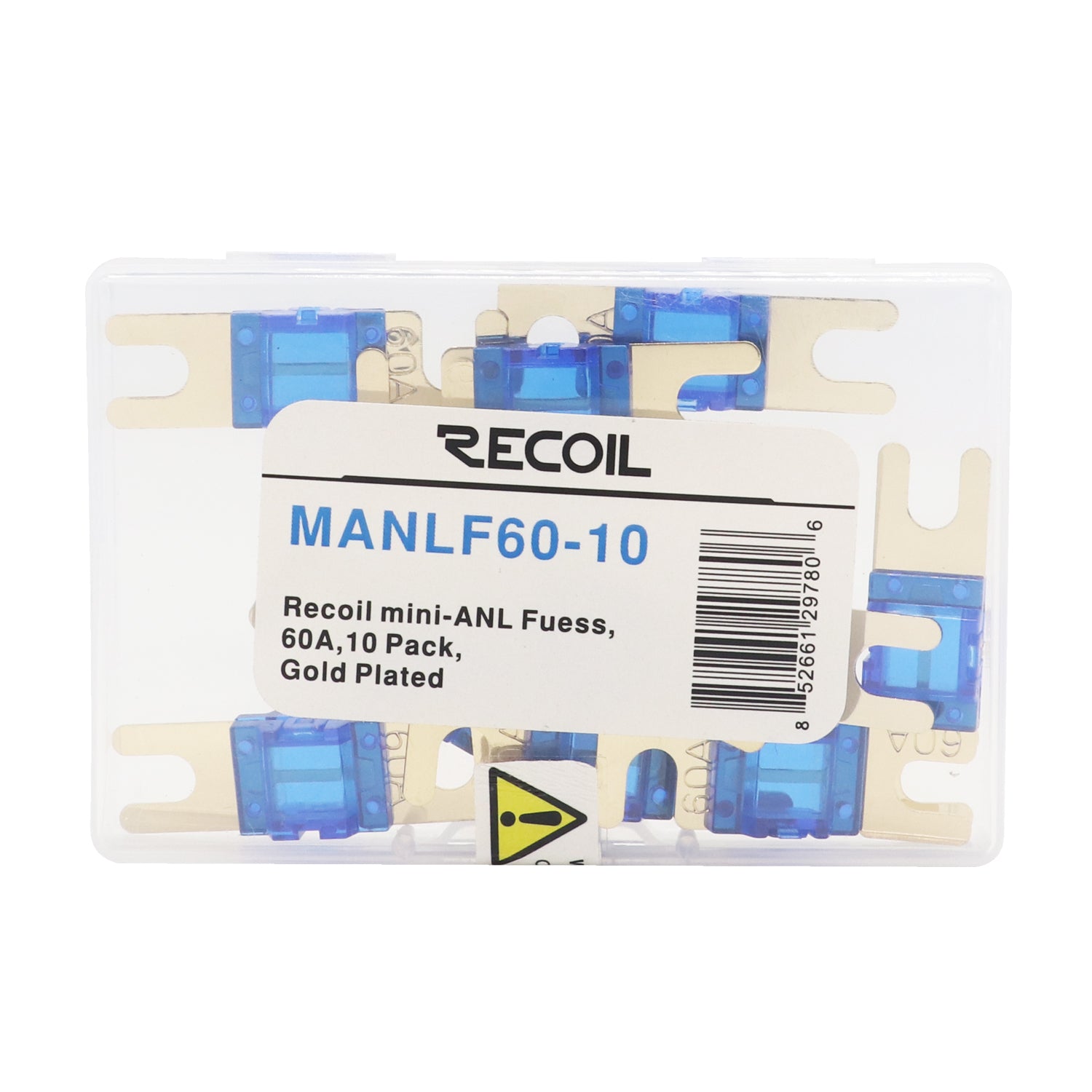 MANLF60-10 - 10 Pack 60a Mini-anl Fuses Gold Plated
