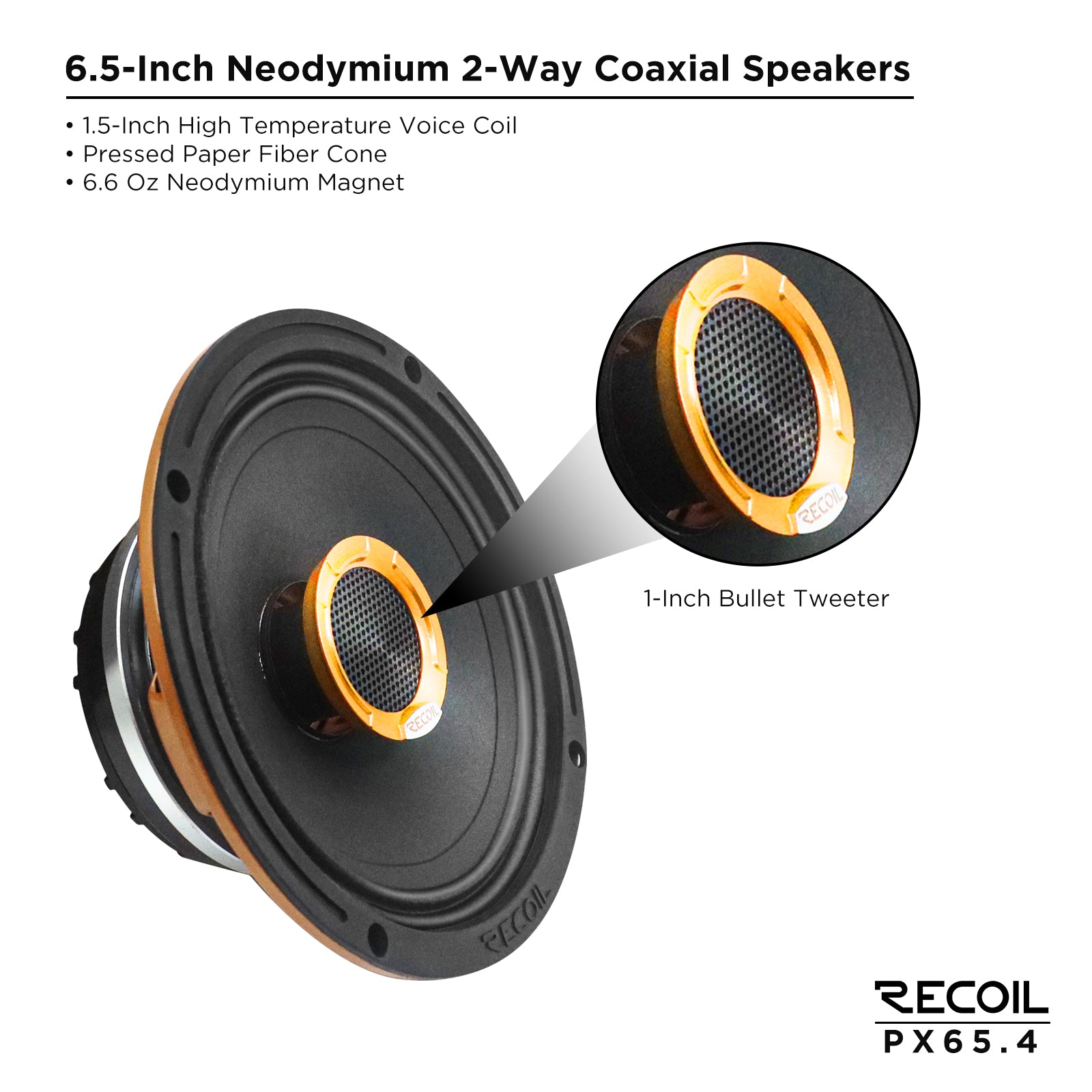 PX65.4 - Pro Audio Neo Coaxial Speakers