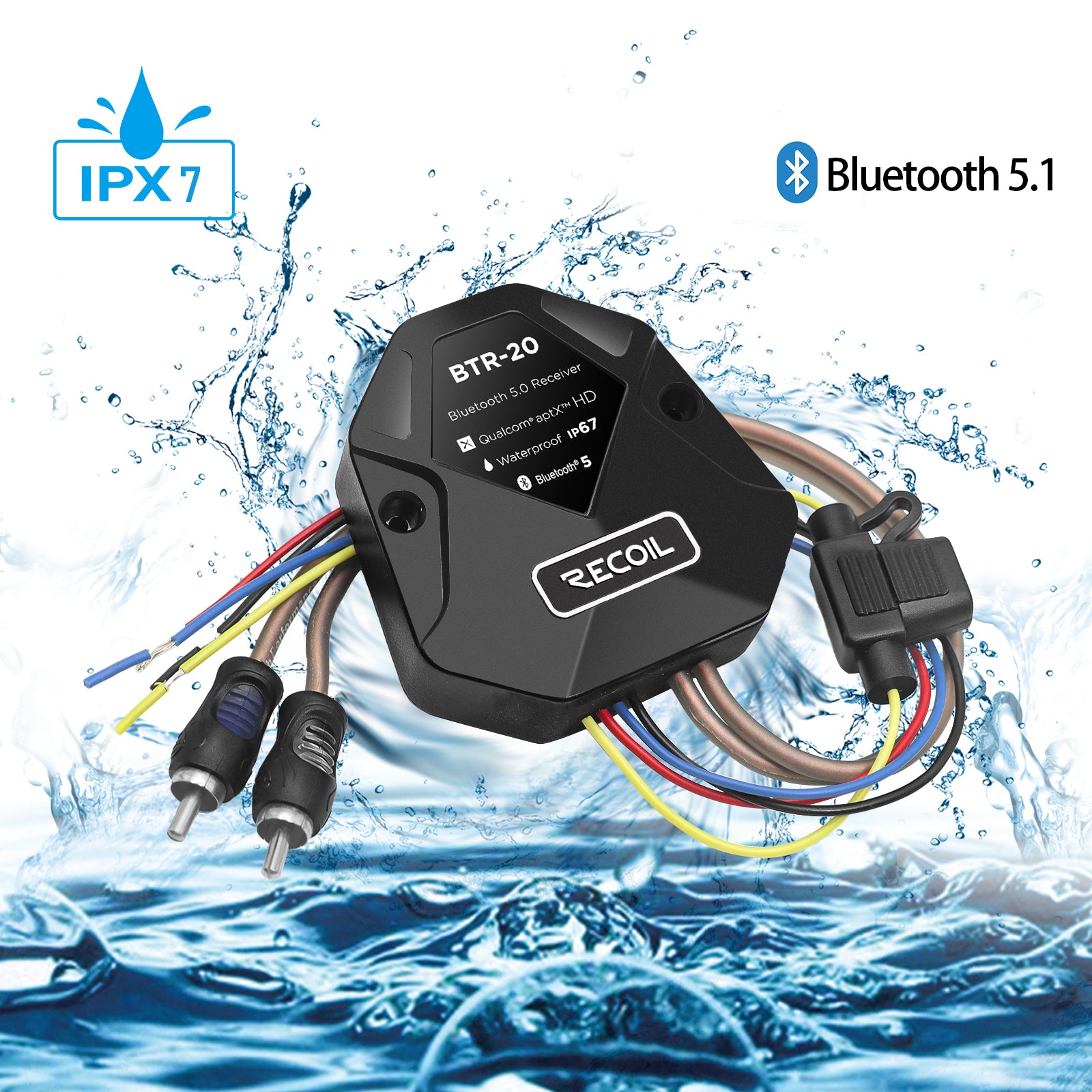 BTR20 - Waterproof Bluetooth Receiver