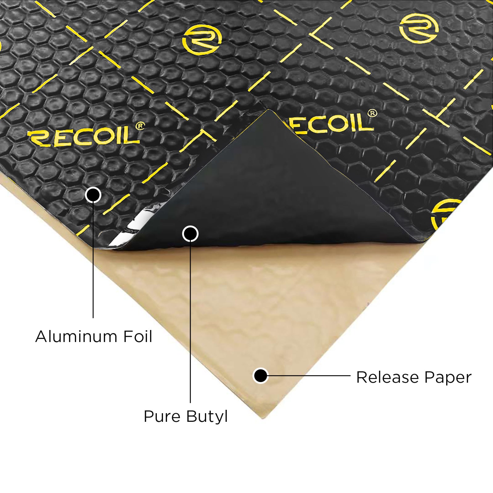 XLBK - 9-sheets Light-weight Dampening Mats, 18"x32"