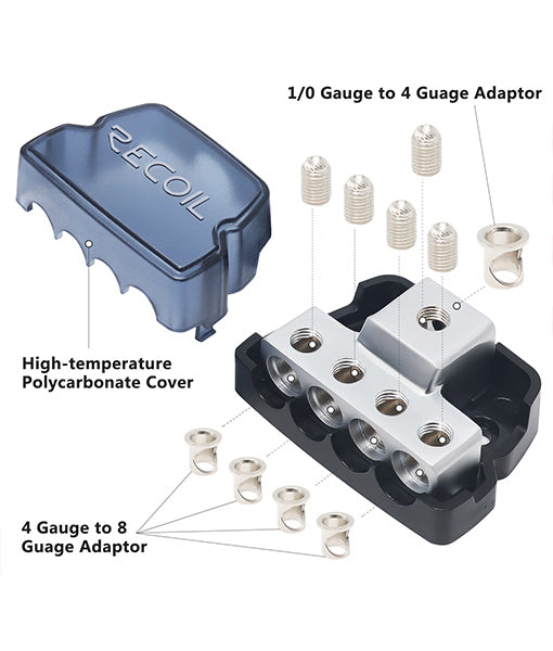 DB14P - 4 Way Power Distribution Block (2 Pack)