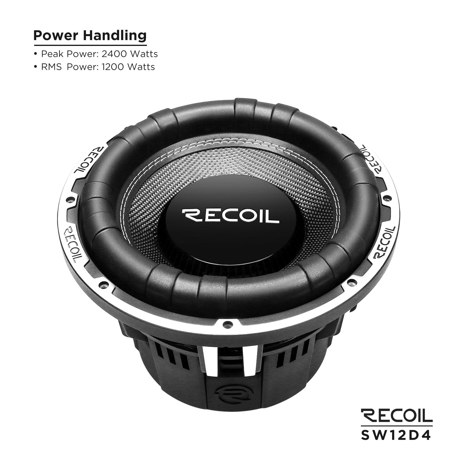 SW12D4 - 12-inch Dual 4-ohm Subwoofer