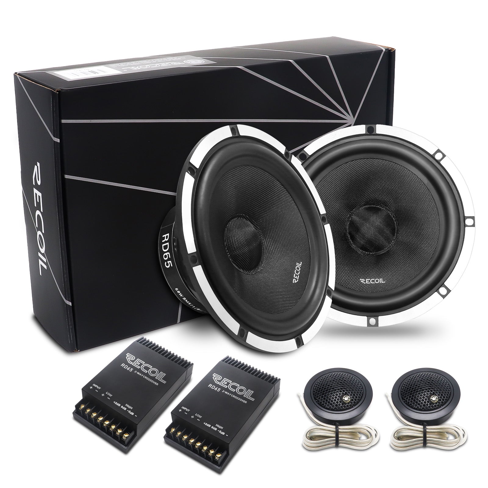 RD65 - Performance Series 6.5-inch Car Audio Component Speaker System