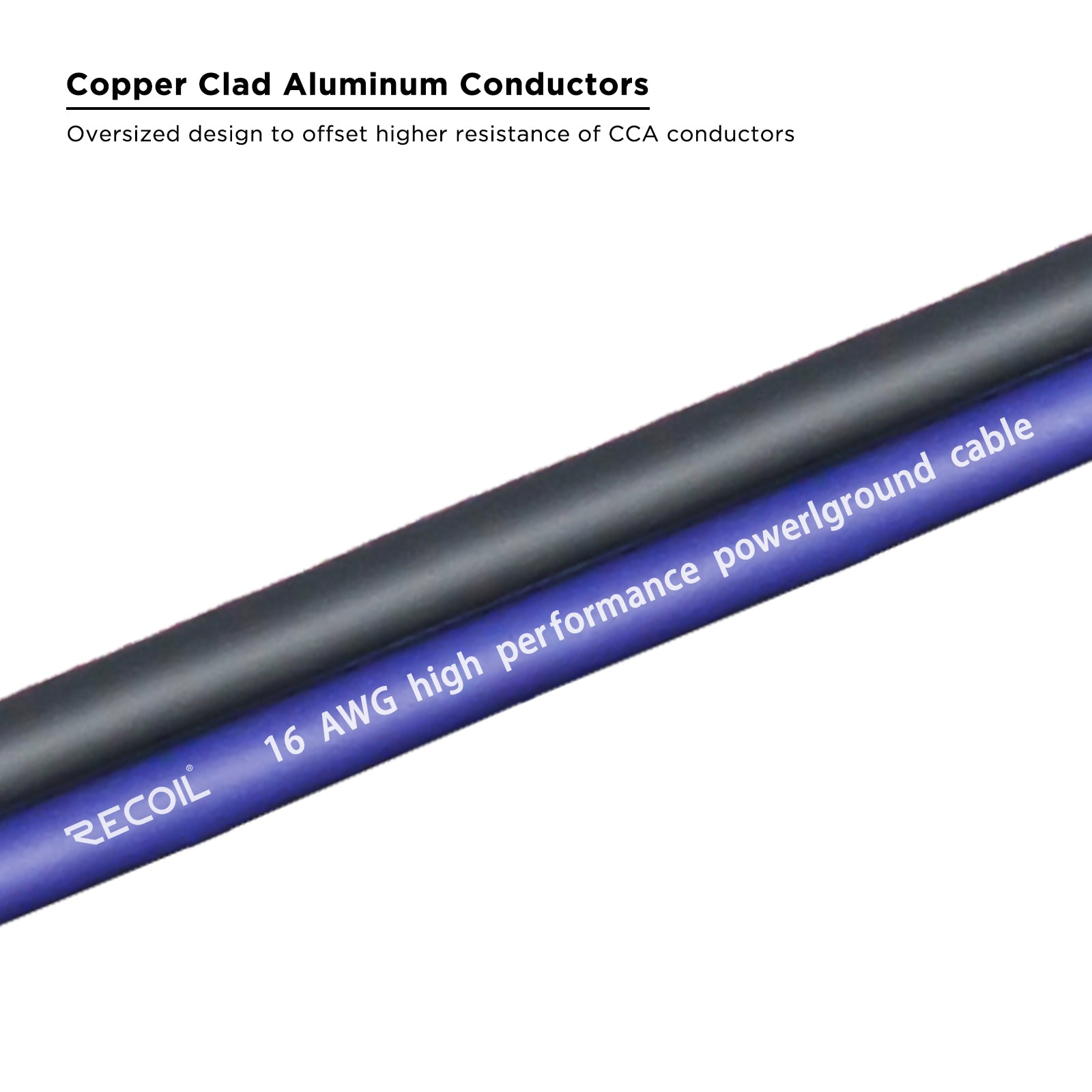 RS16-300 - 300ft True Spec 16 Gauge Speaker Wire - Copper Clad Aluminum Conductors, Super Flexible Jacket (300 Feet/spool)