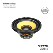 LW10S4 - 10-inch Single 4-ohm Subwoofer