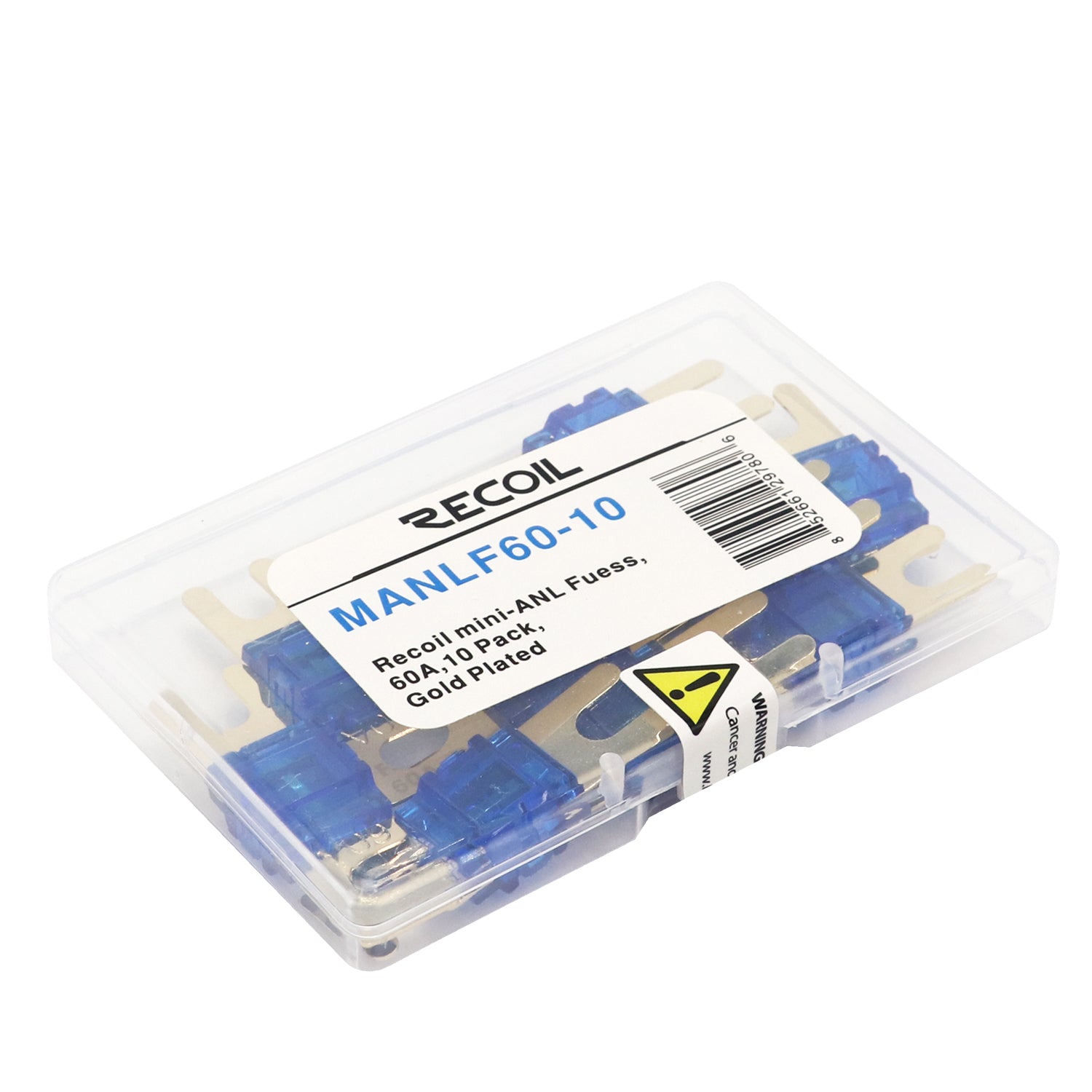 MANLF60-10 - 10 Pack 60a Mini-anl Fuses Gold Plated