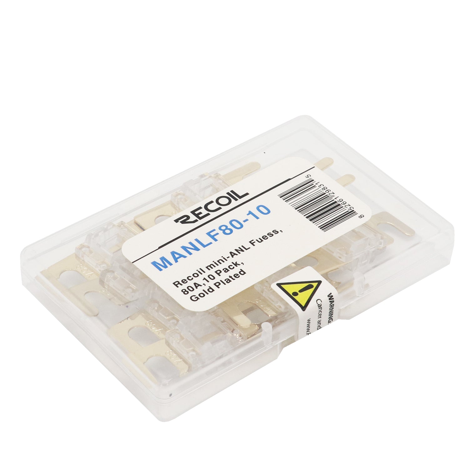 MANLF80-10 - 10 Pack 80a Mini-anl Fuses Gold Plated