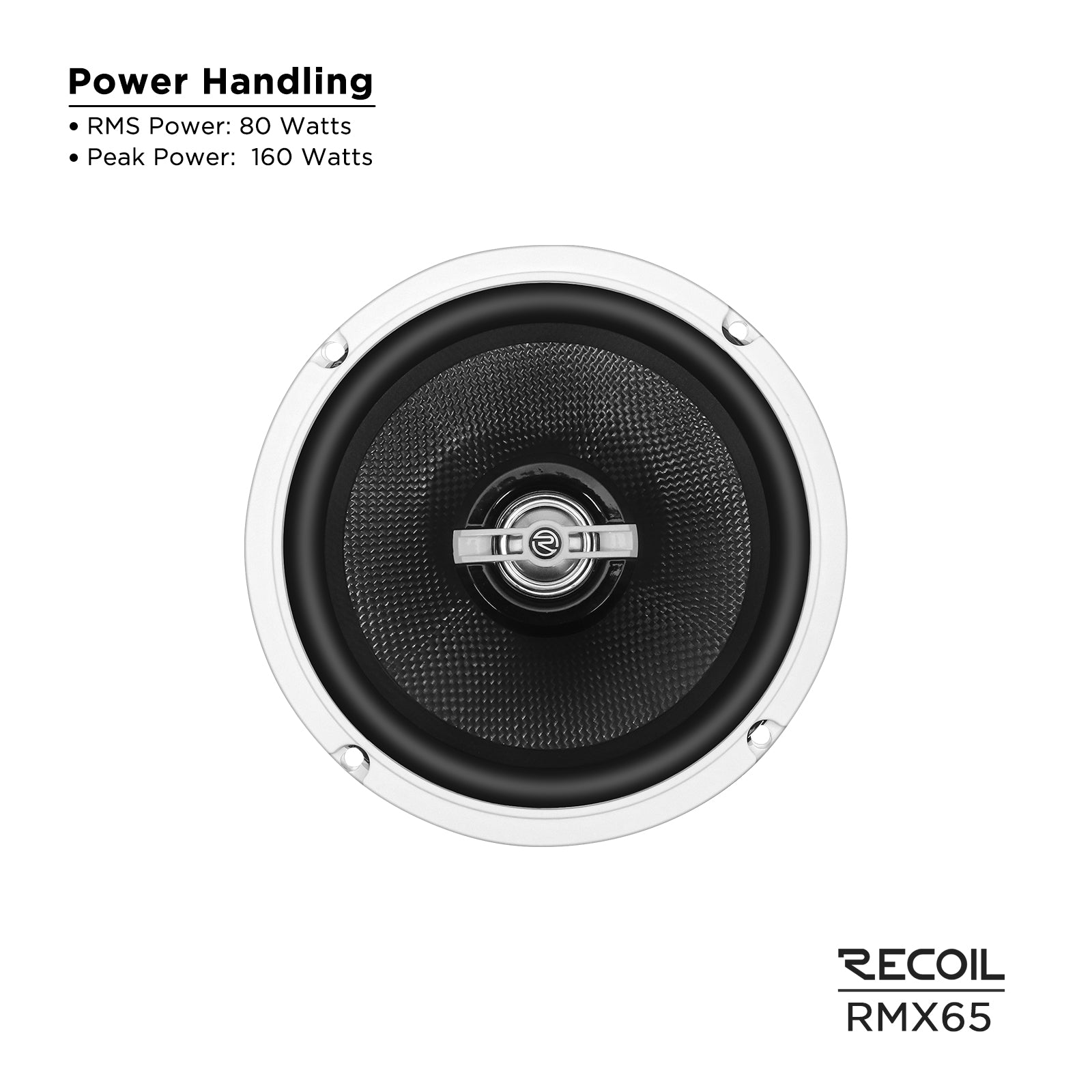 RMX65 - Echo Plus Series 6.5-inch 2-way Car Audio Coaxial Speaker System