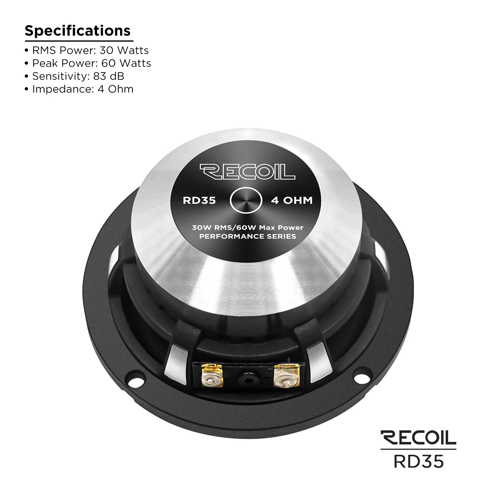 RD35 - 3.5" Midrange Speaker