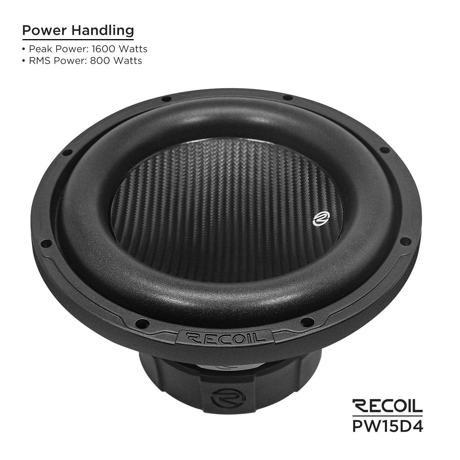PW15D4 - 15-inch Dual 4-ohm Subwoofer