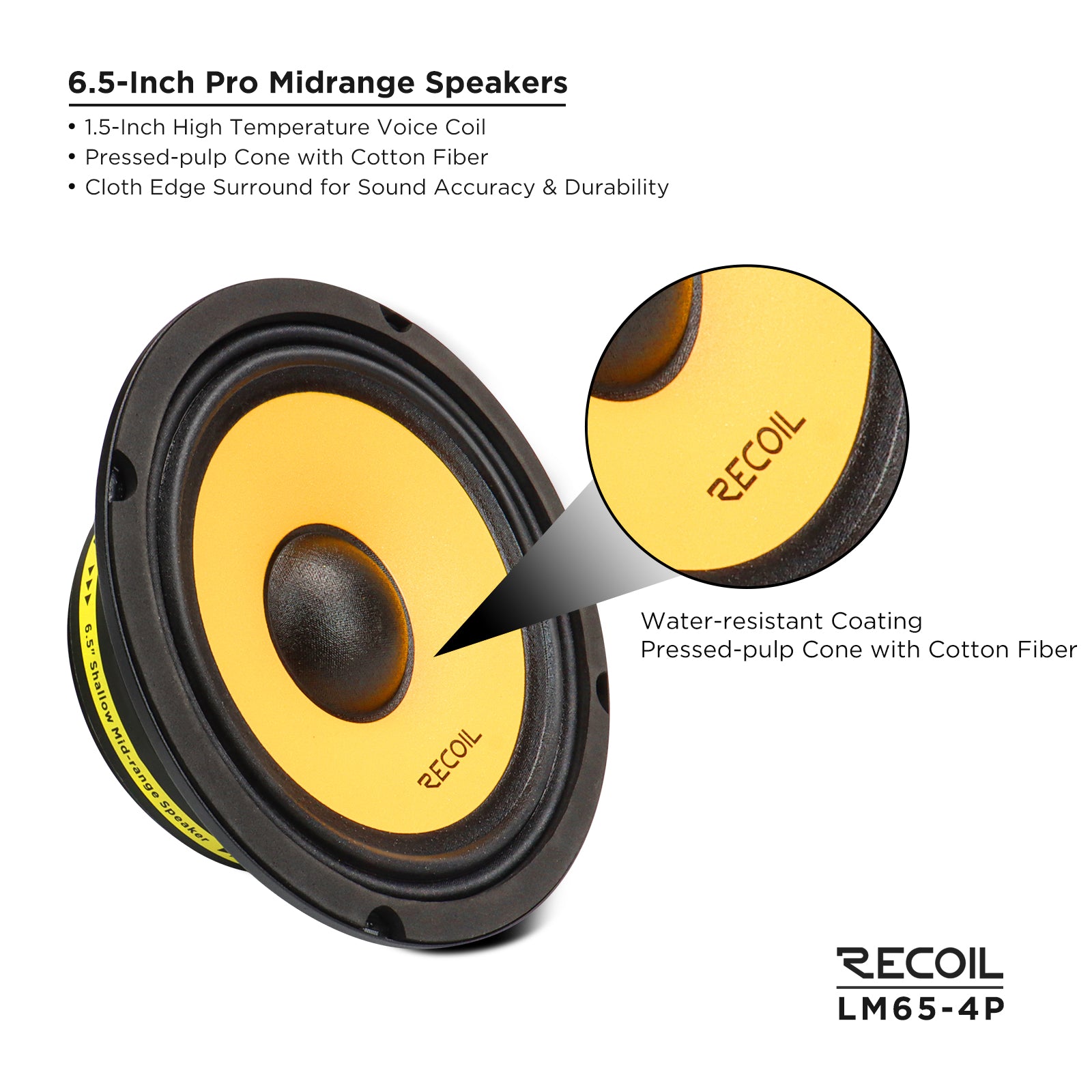 LM65-4P - Pro Audio Pro Audio Midrange Speaker