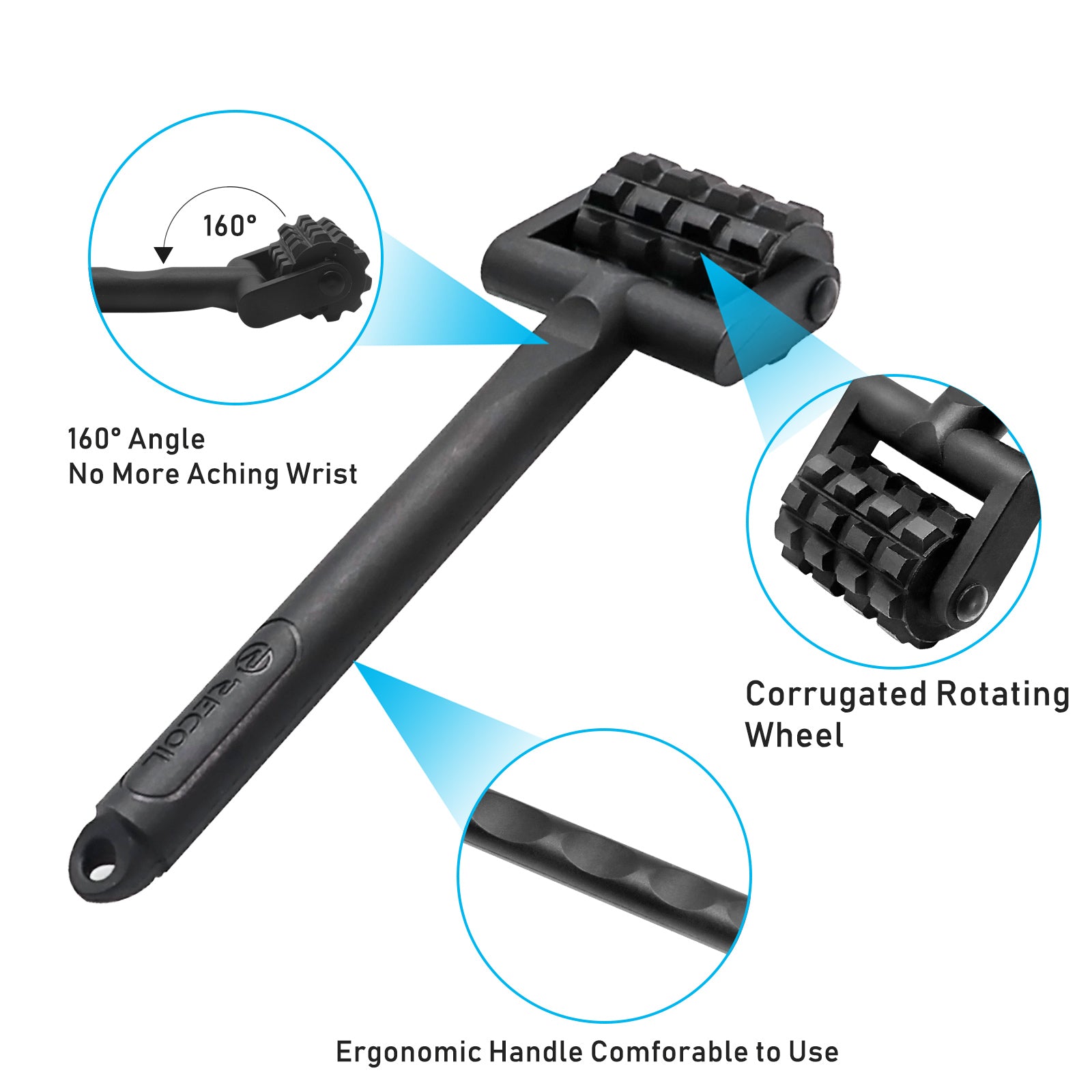 DRK - Car Sound Deadening Roller and Knife Tool for Auto Noise Roller Car Sound Deadener Application Installation Tool Rolling Wheel Interior Accessories