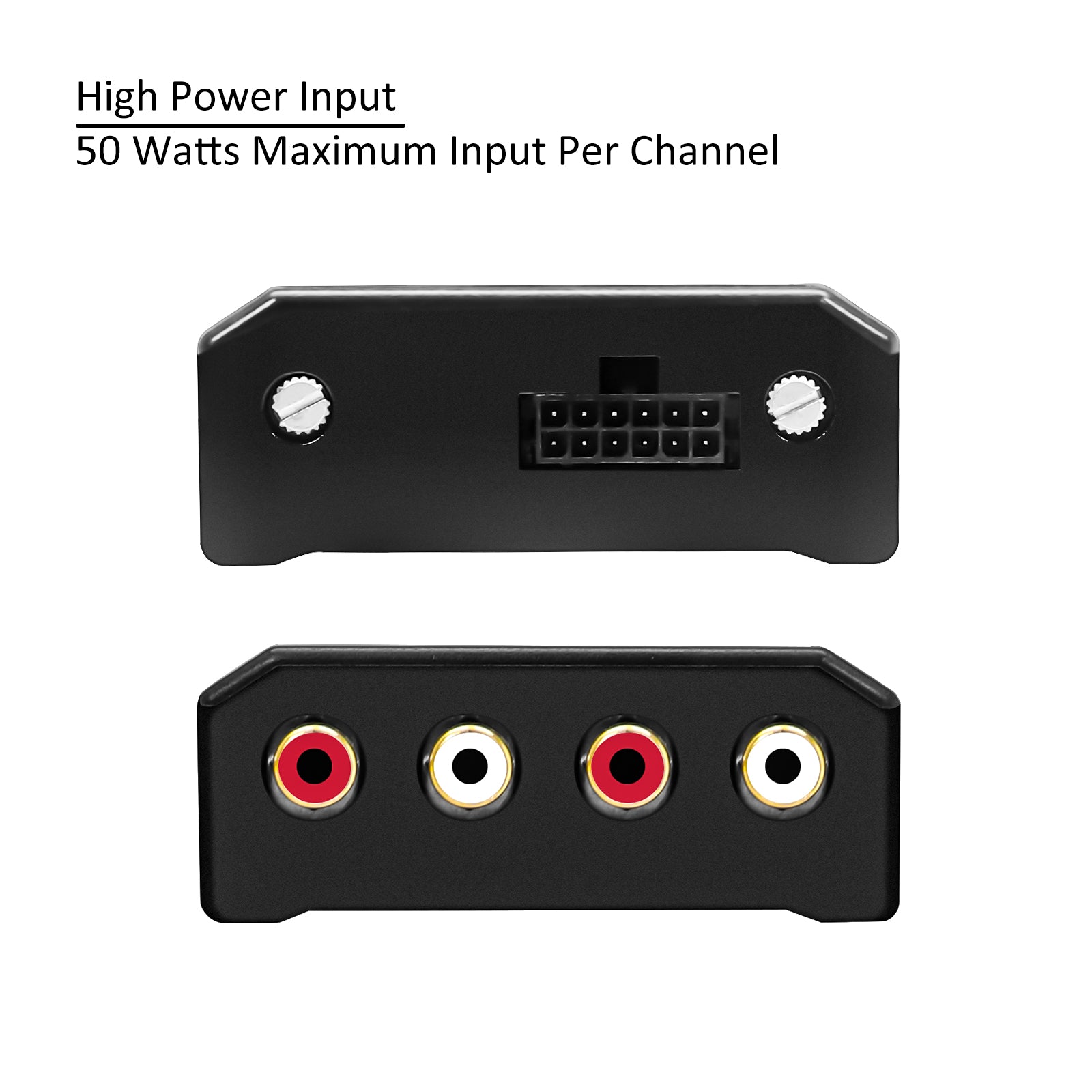 LOC4 - Four Channel Speaker Cable to RCA Adjustable Line Output Converter with Remote Turn On