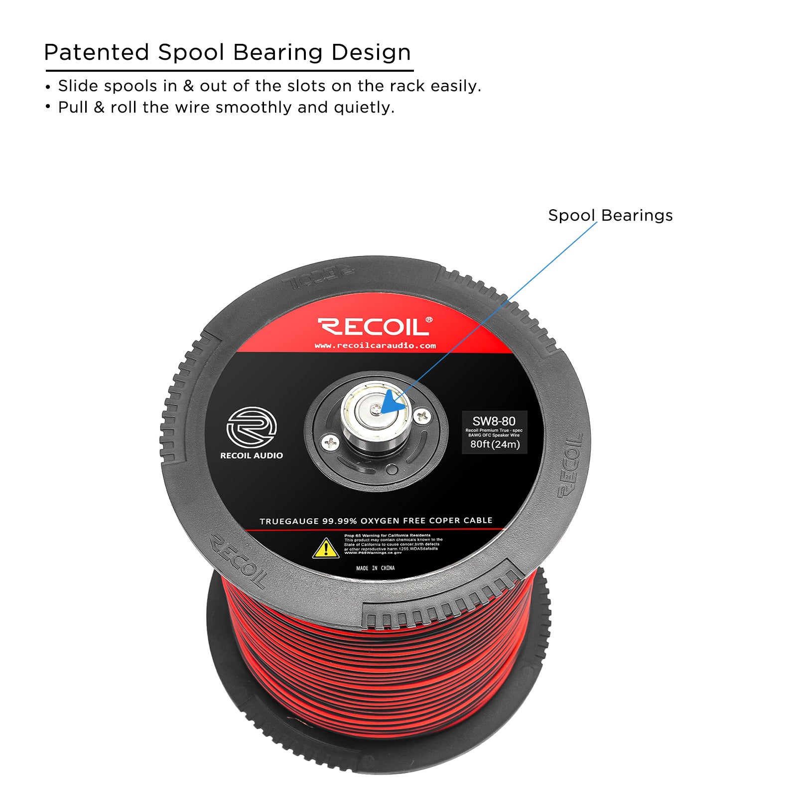 SW8-80 - OFC 8 AWG Spool Speaker Wire
