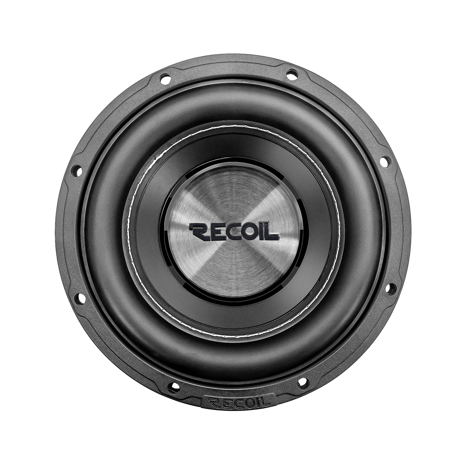 RW8D2 - Echo Series 8 Inch Subwoofer - 400 Watts Power Dual 2 OHM Voice Coil, 2" Black-coated 4 Layer High Temperature Voice Coil, Competition Grade Pressed Paper Cone