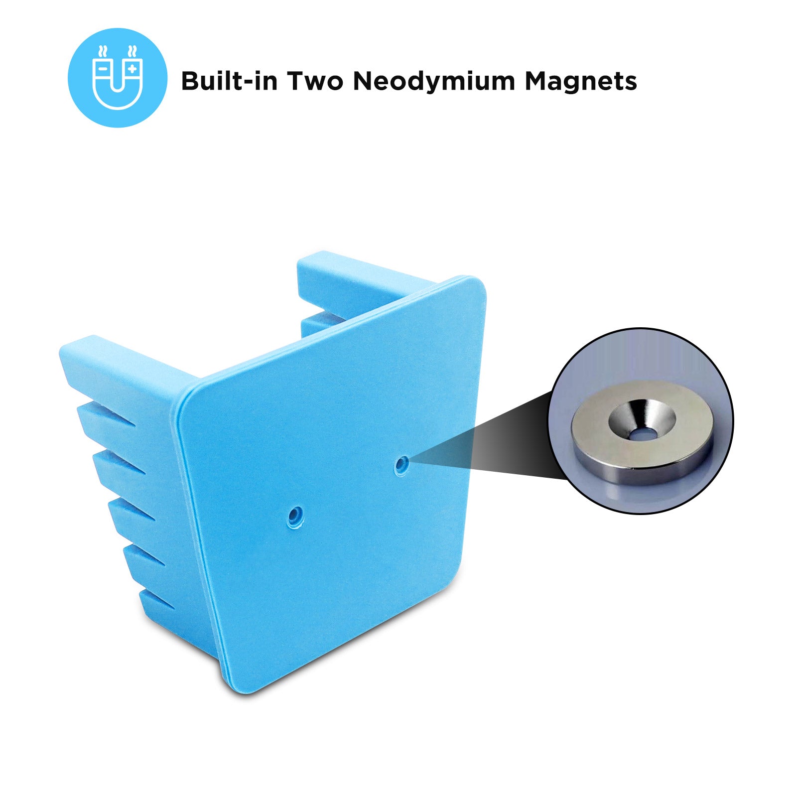 SWSS - Silicone Wire Harness Soldering Holder, Wire Leads Clamp Stand with Neo Magnets Base, Holds 30awg to 12awg Wires, High Temperature Silicone, One Piece