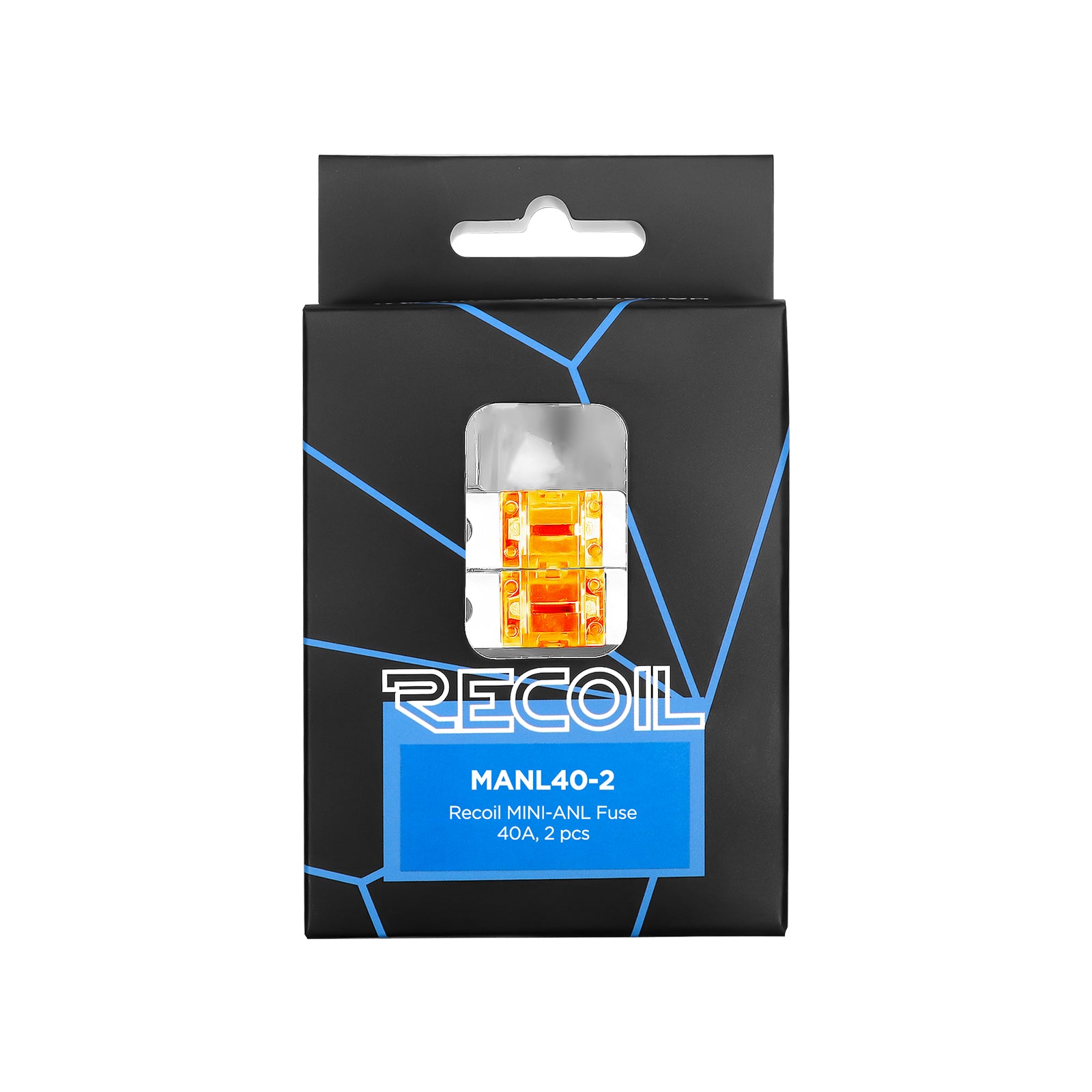 MANL40-2 - 2 Pack 80a Mini-anl Fuses Gold Plated