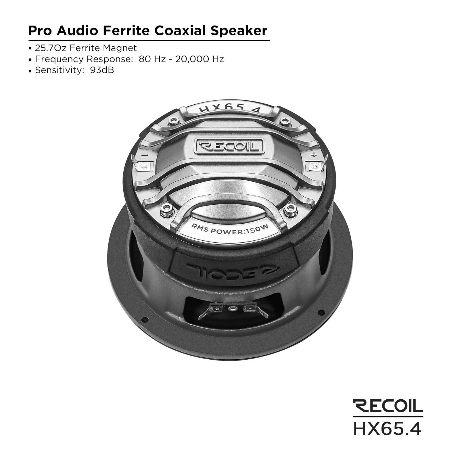 HX65.4 - Pro Audio Coaxial Speaker