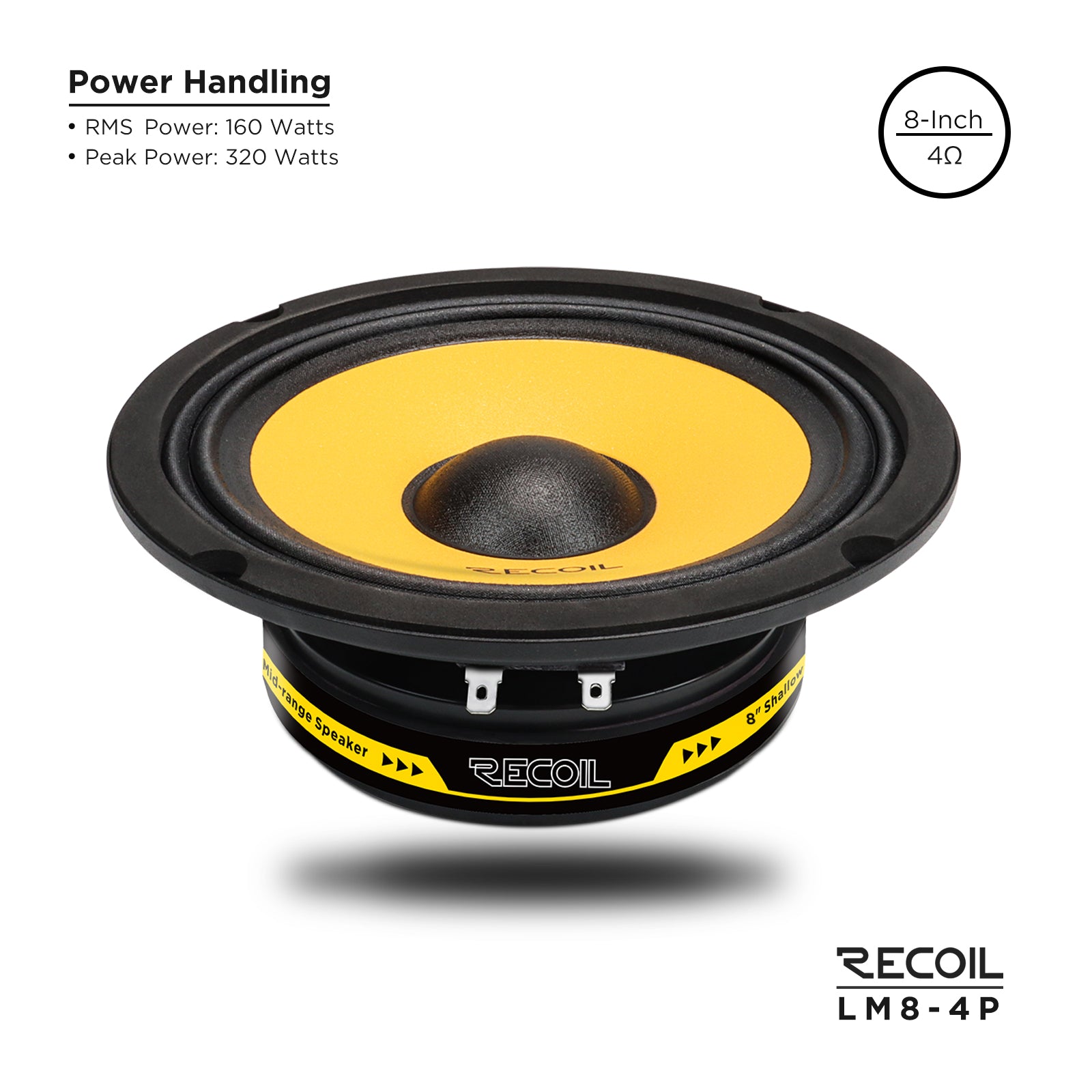LM8-4P - Pro Audio Pro Audio Midrange Speaker