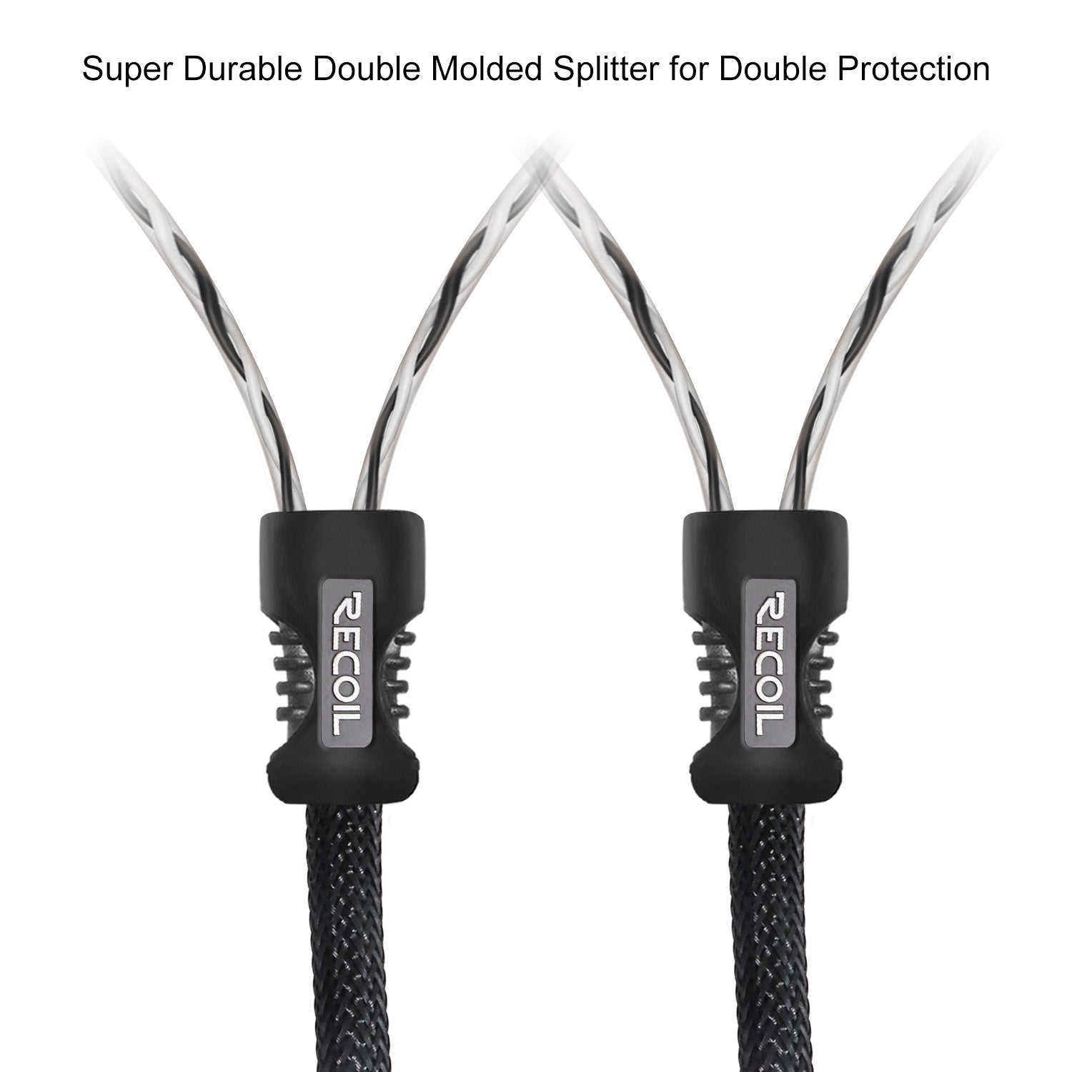 PCI217 - Premium 99.99% Oxygen Free Copper 17ft 2-channel RCA Audio Interconnects Cable, Double Shielded with Noise Reduction