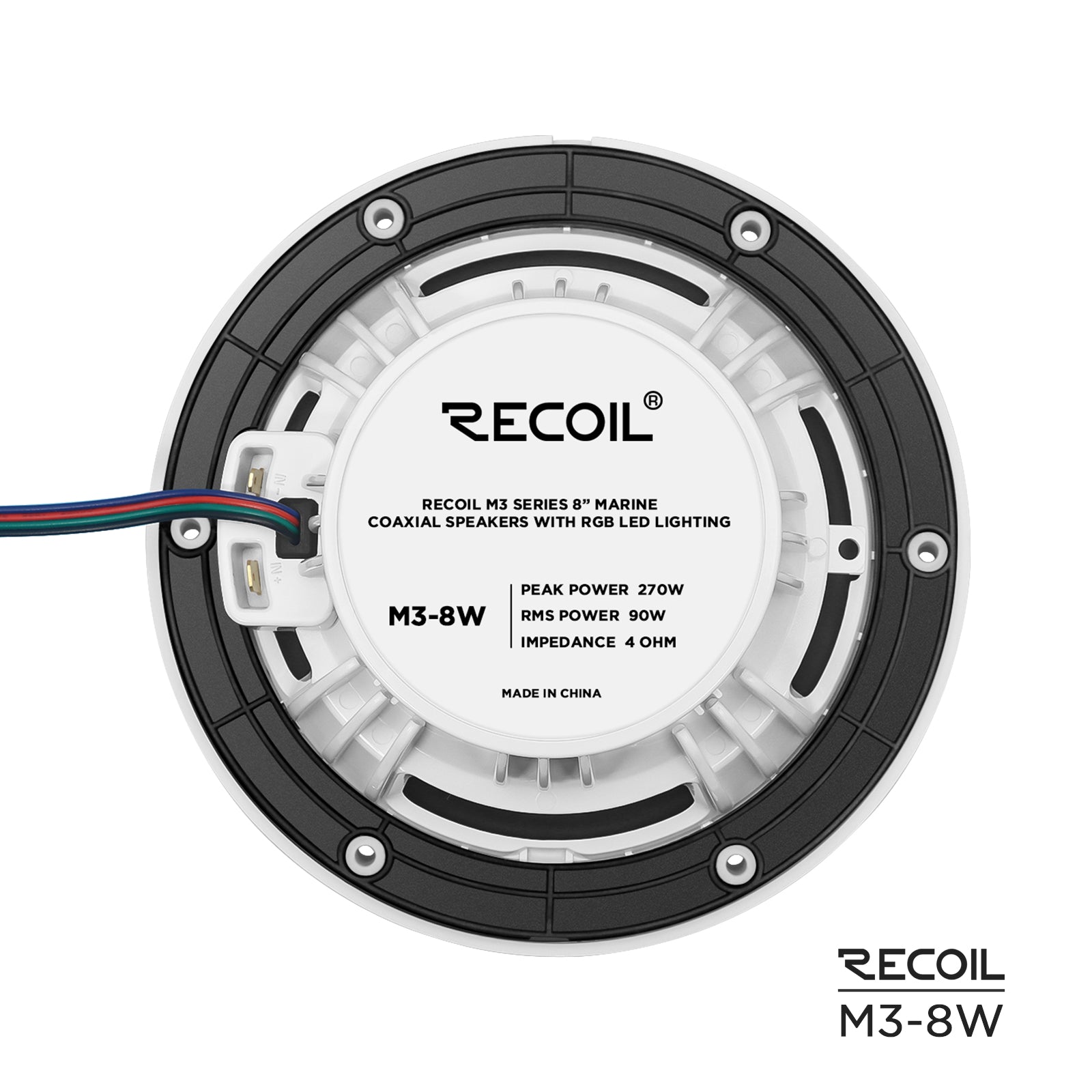 M3-8W - 8-inch Marine Speakers