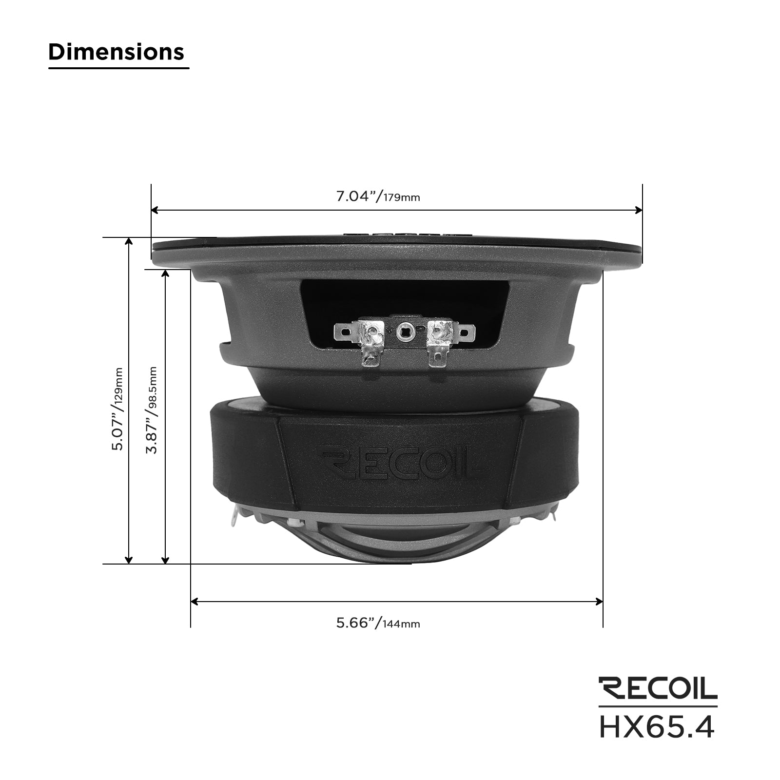 HX65.4 - Pro Audio Coaxial Speaker