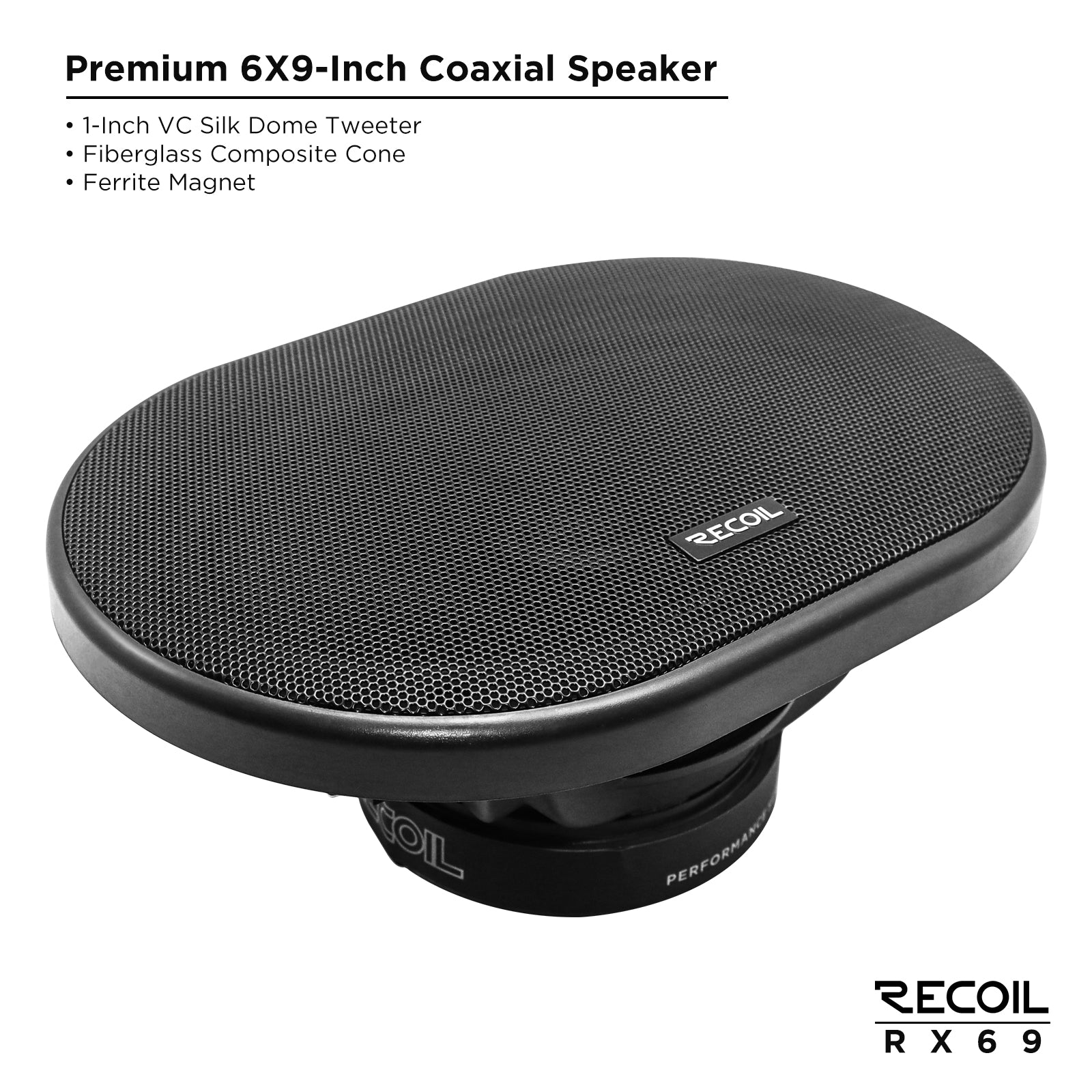 RX69 - 6x9" 2-way Coaxial Speaker