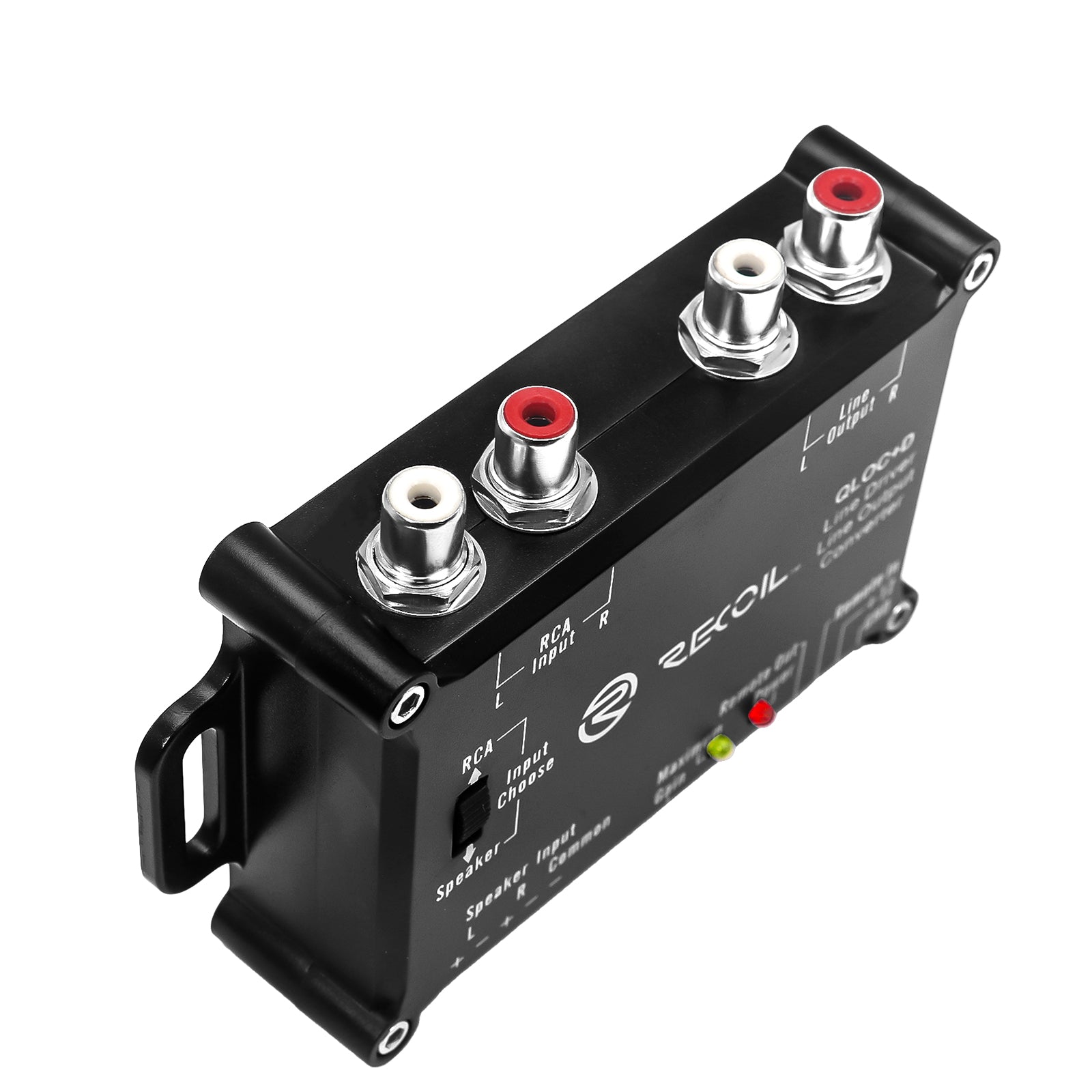 QLOCD - Active 2-channel Line Output Converter & Line Driver 2-in-1, 10v Line Output Signal with Auto Sense Remote Turn-on