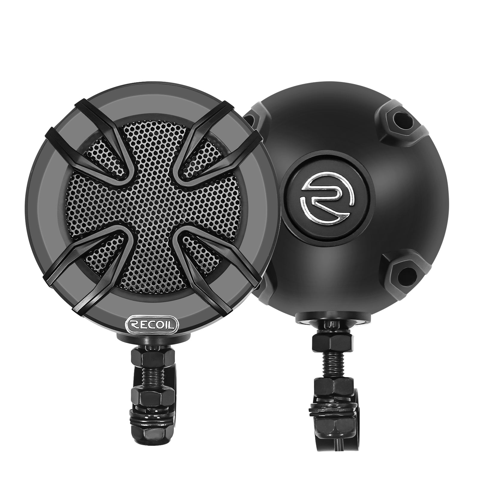R3B-P - Complete Pair Bluetooth Speakers System, Super Loud 3” Speakers, 360 Watts Class-D Amplifier with Built-in Bluetooth, Waterproof Wireless Remote, Great for Use with ATV, Motorcycle, Golf Cart & 12 Volt Vehicles
