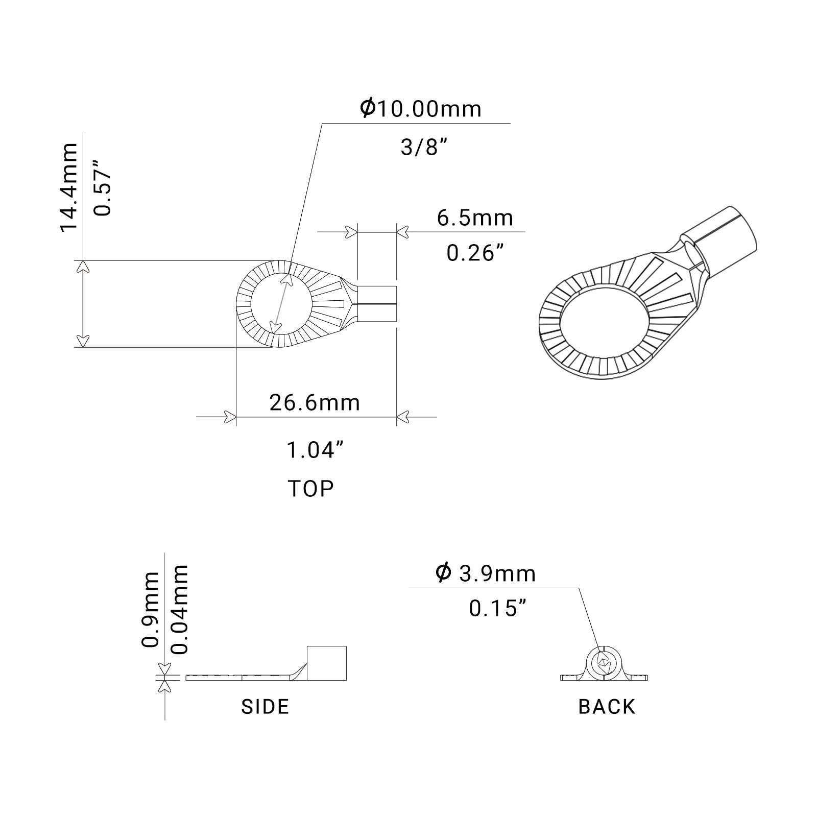 RT1038-20 - 20pcs 10awg Copper Ring Terminals, 3/8” Ring Hole, Shiny Nickel Plated Crimp Ring Terminals with 20pcs Red & Black Soft Boots