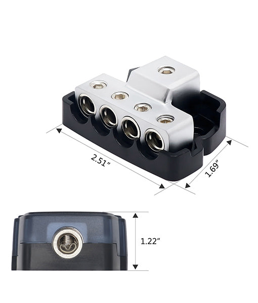 DB14 - Recoil 4 Way Power Distribution Block