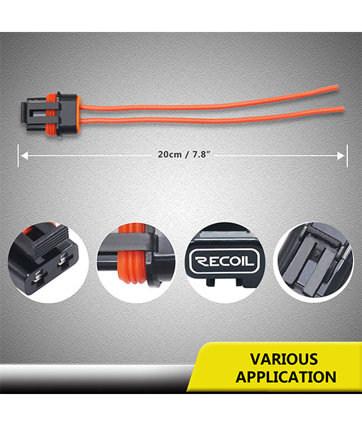 WFH16-2 - Weatherproof Ato/atc Fuse Holder with Cover, with 10a and 15a Fuses (2 Pack)