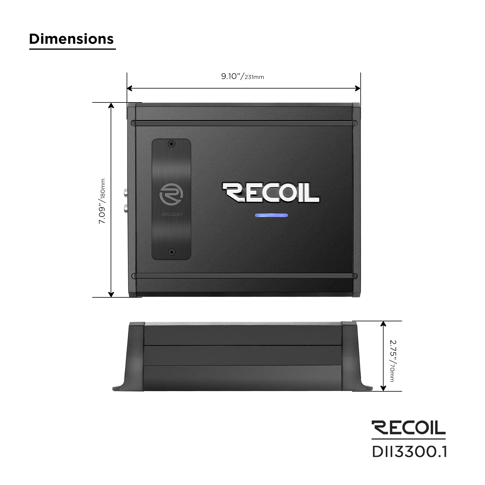 DII3300.1 - 3300 Watts Class-D Mono Amplifier