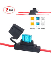 FHM6-2 - Maxi Inline Fuse-holder with 2 Pcs 40a, 2 Pcs 60a & 2pcs 80a Fuses (2 Pack)