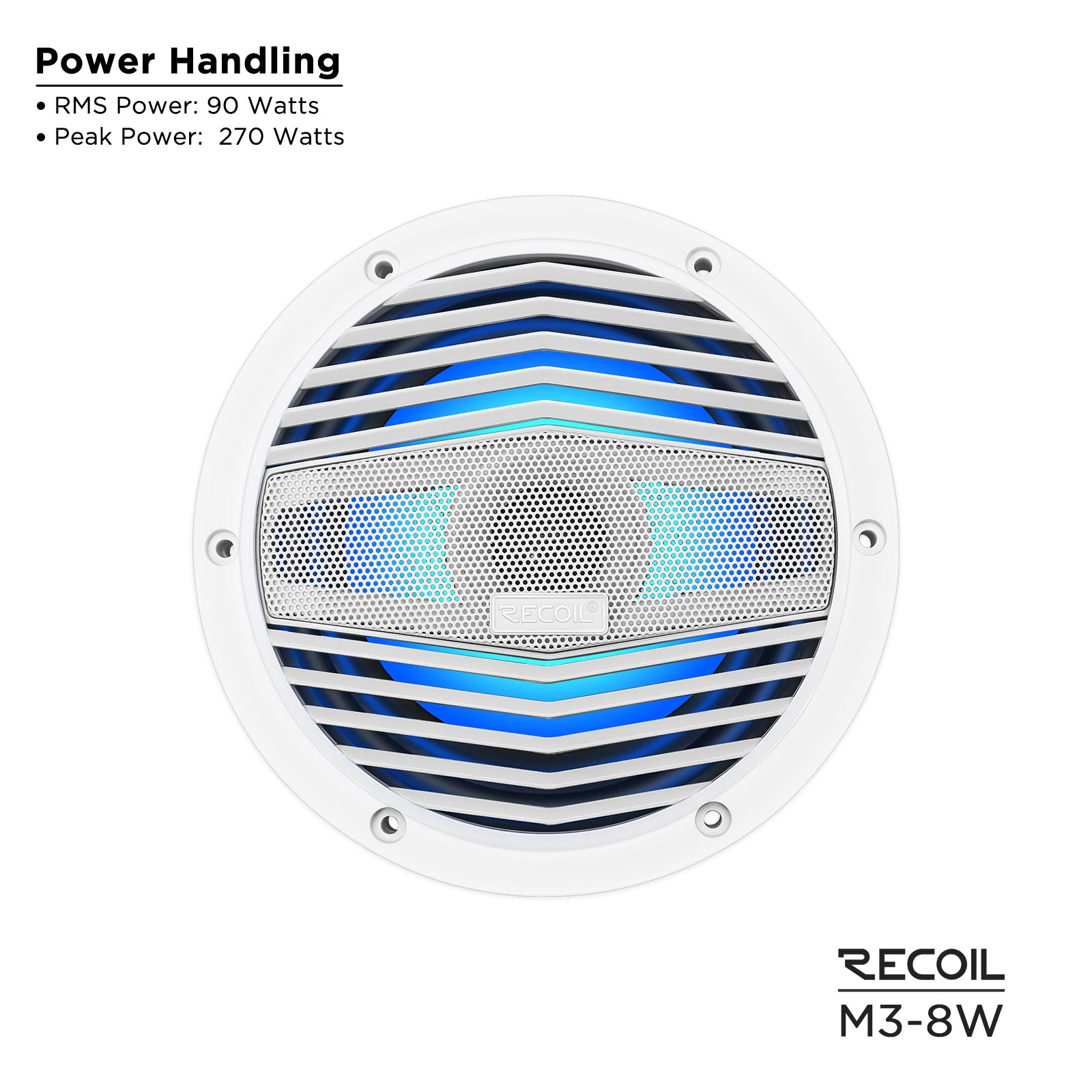 M3-8W - 8-inch Marine Speakers