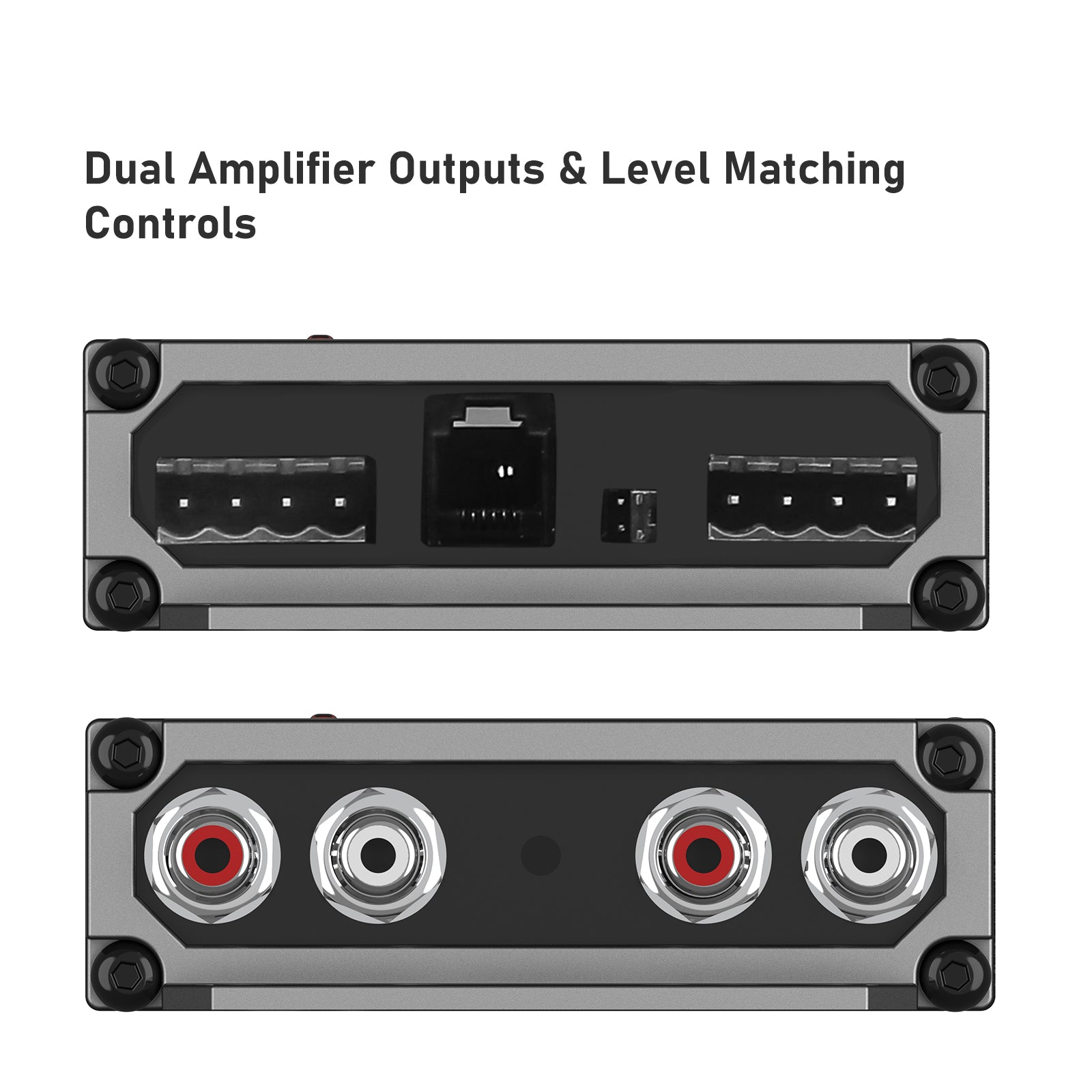 PLOC2 - 2-channel Line Output Converter with Bass Boost Technology with Remote Bass Knob and Voltmeter, Perfect for Adding a Subwoofer and Amplifier to Your Factory Stereo