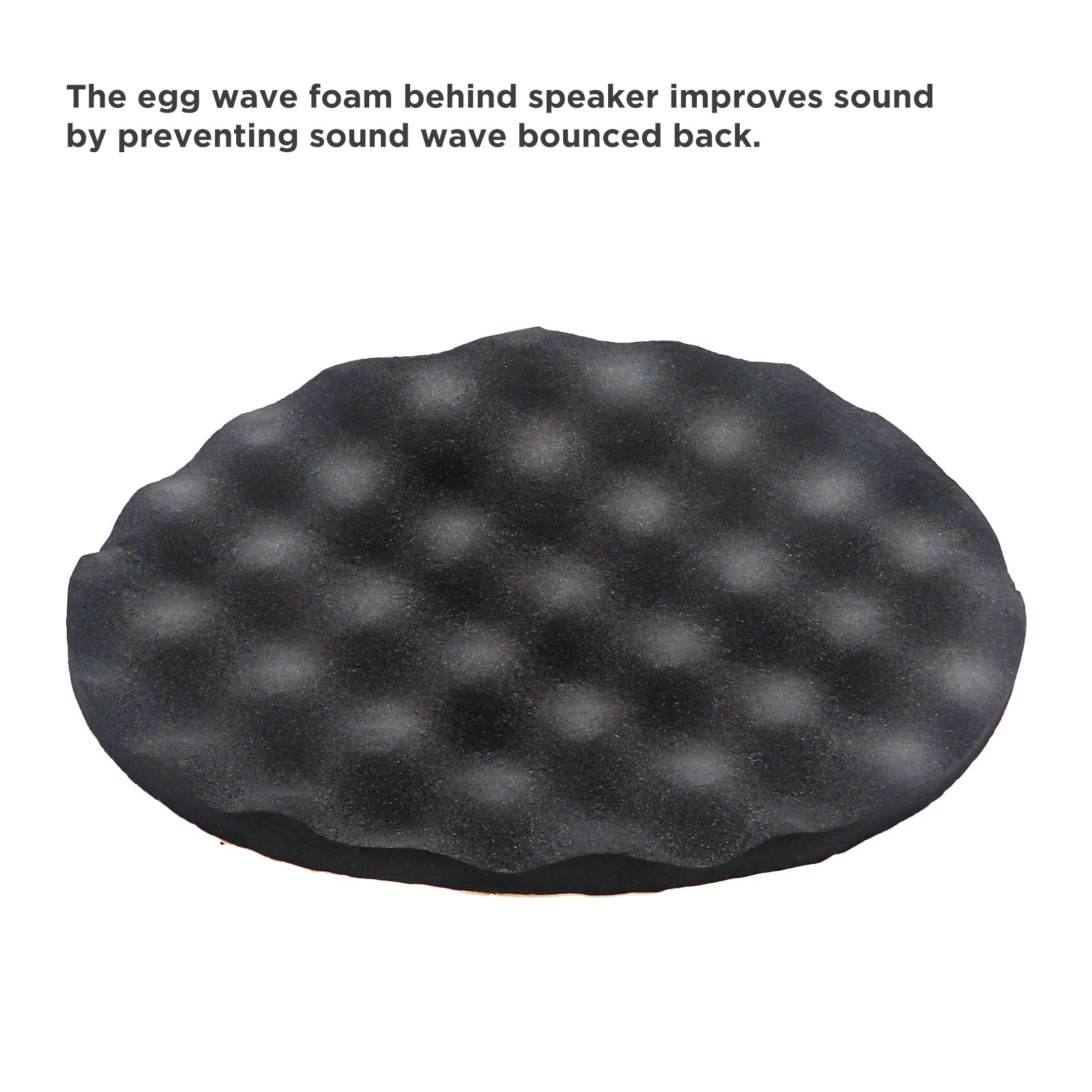SPB69-DM - Foldable Silicone 6x9” Car Speaker Baffle Kits with Egg Crate Foam and Sound Damping Speaker Kit Two 10” X 14” Pieces, for Sound Quality Improvement and Speaker Protection, One Pair