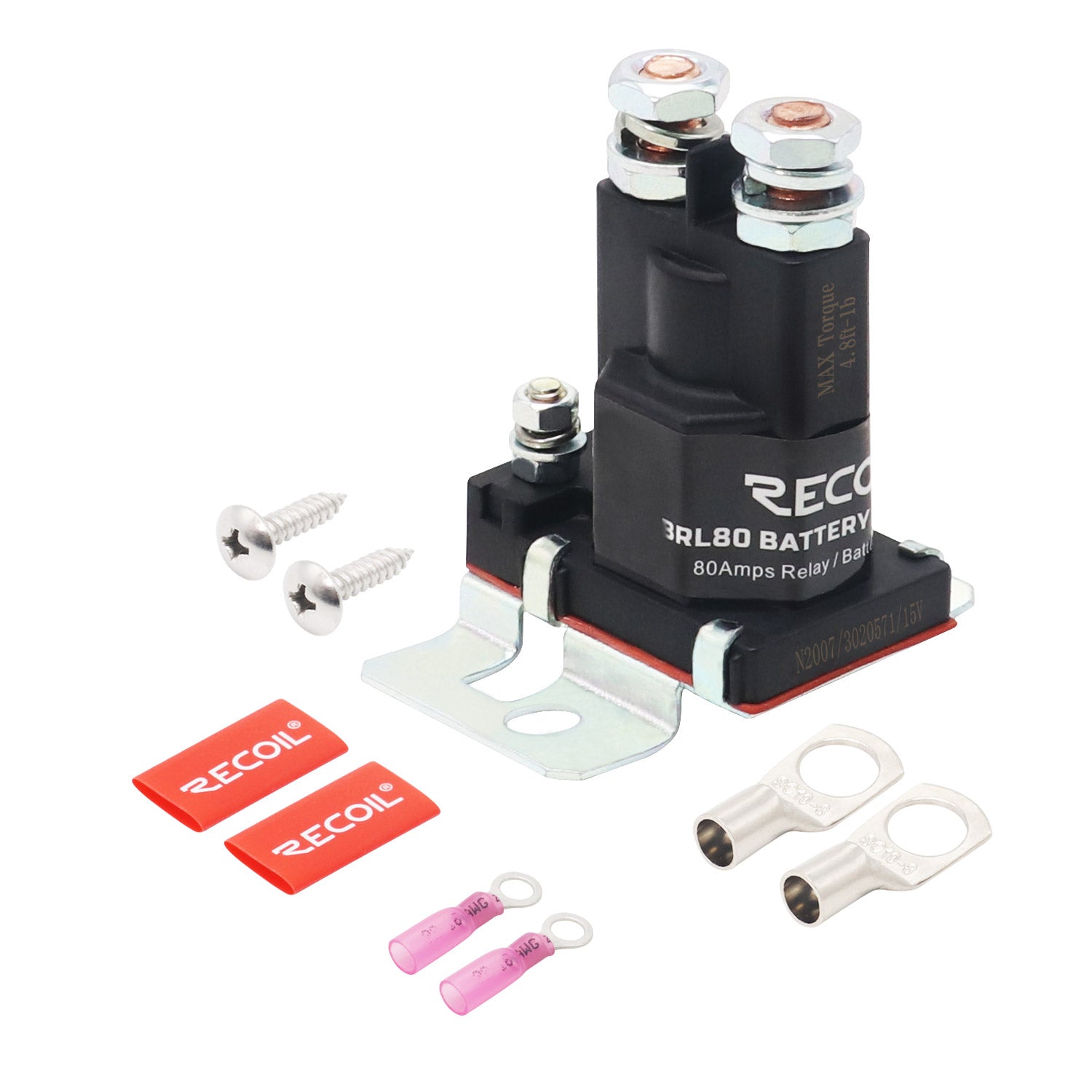 BRL80 - Recoil 80-amp Battery Isolator and High Current Starter Relay