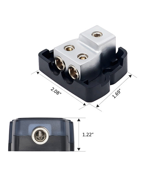 DB12P - 2 Way Power Distribution Block (2 Pack)
